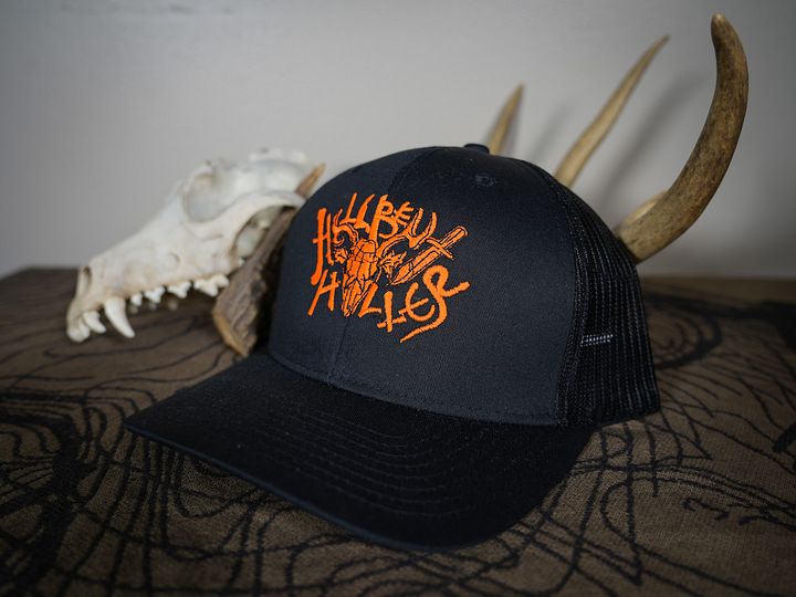 Deer Skull Logo Hat - Black product image (1)