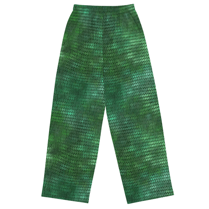 Green Dragon Scales Wideleg Pants product image (1)