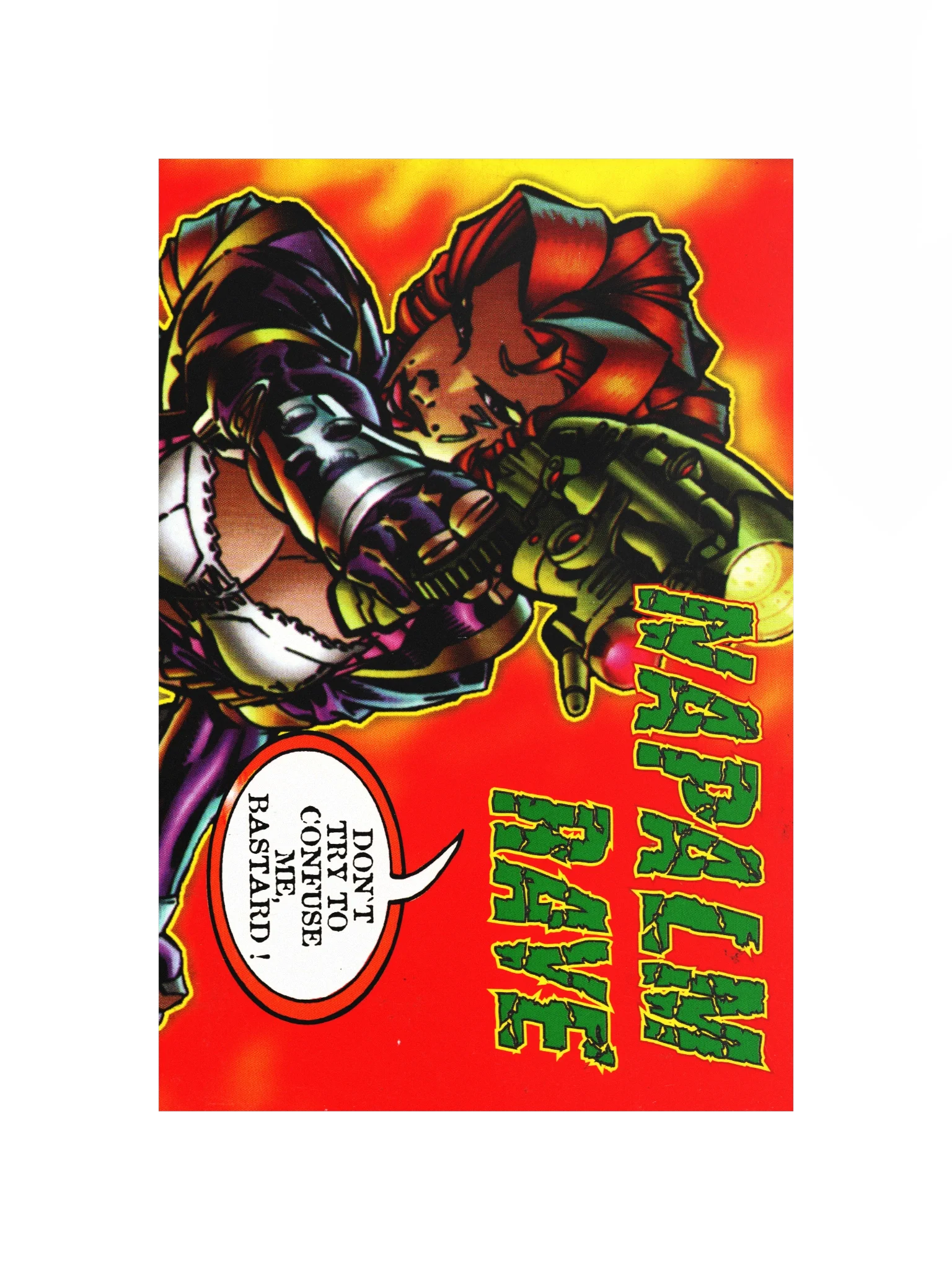 Napalm Rave CD - Promotional Poster/Flyer product image (4)