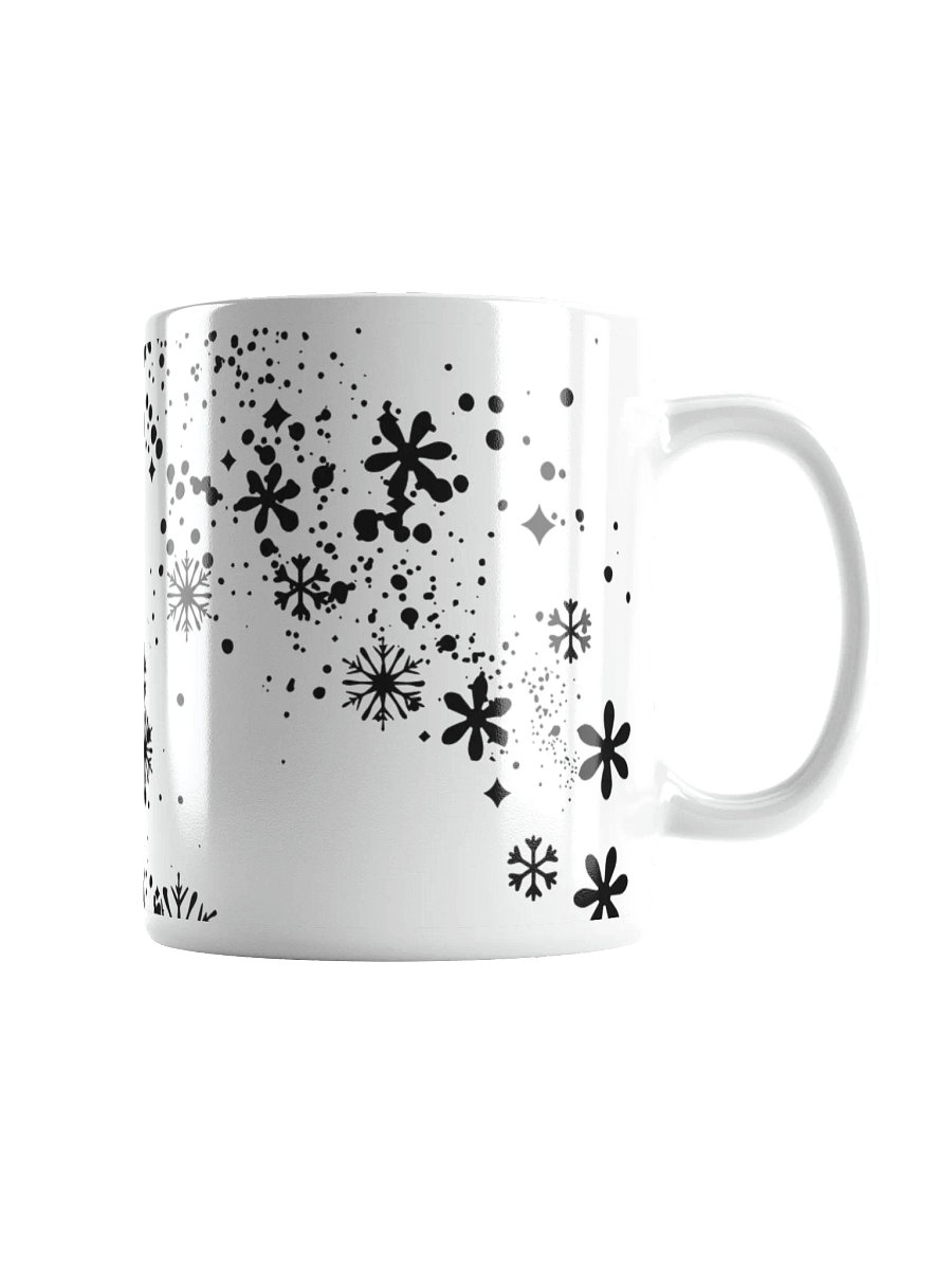 Starry Snowflake White Glossy Mug product image (2)