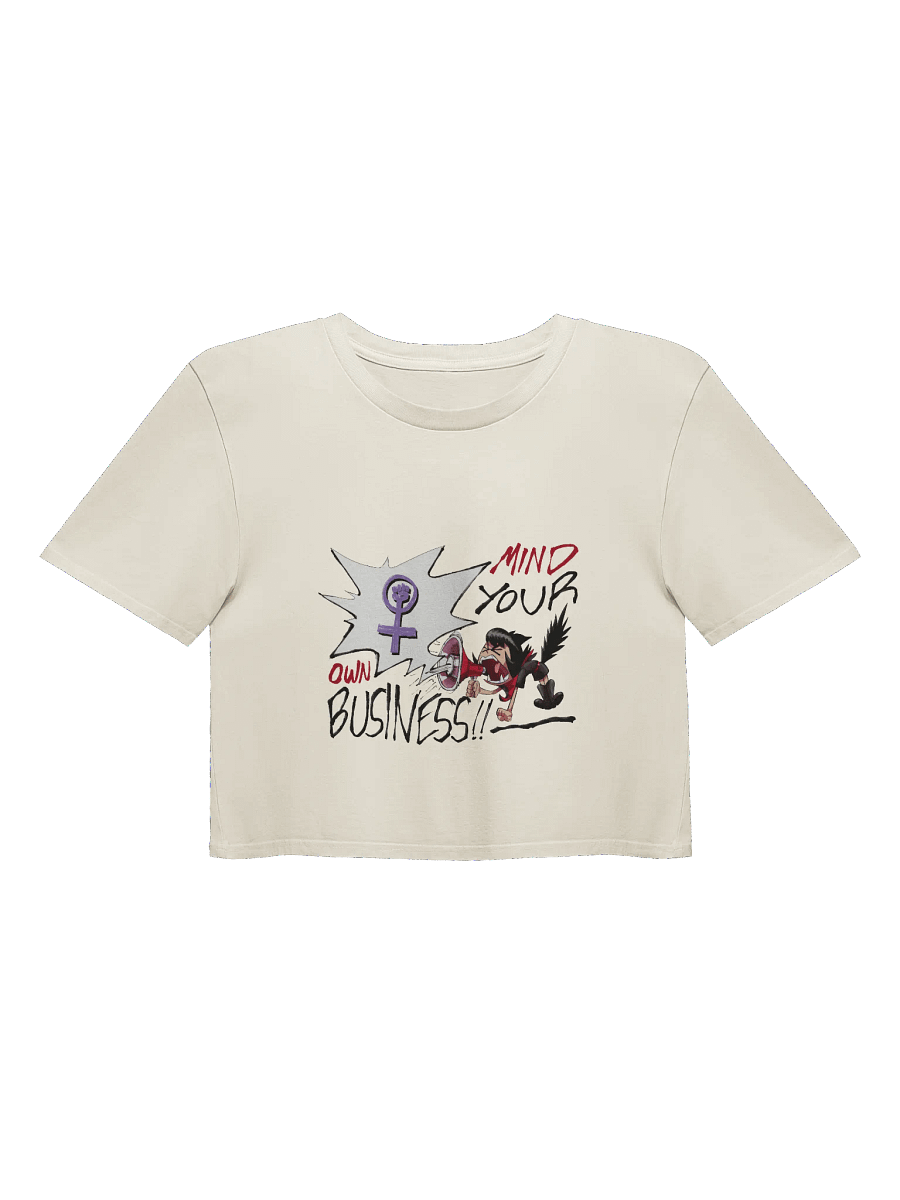 Alunya - “Mind Your Own Business!!” Crop Top product image (3)