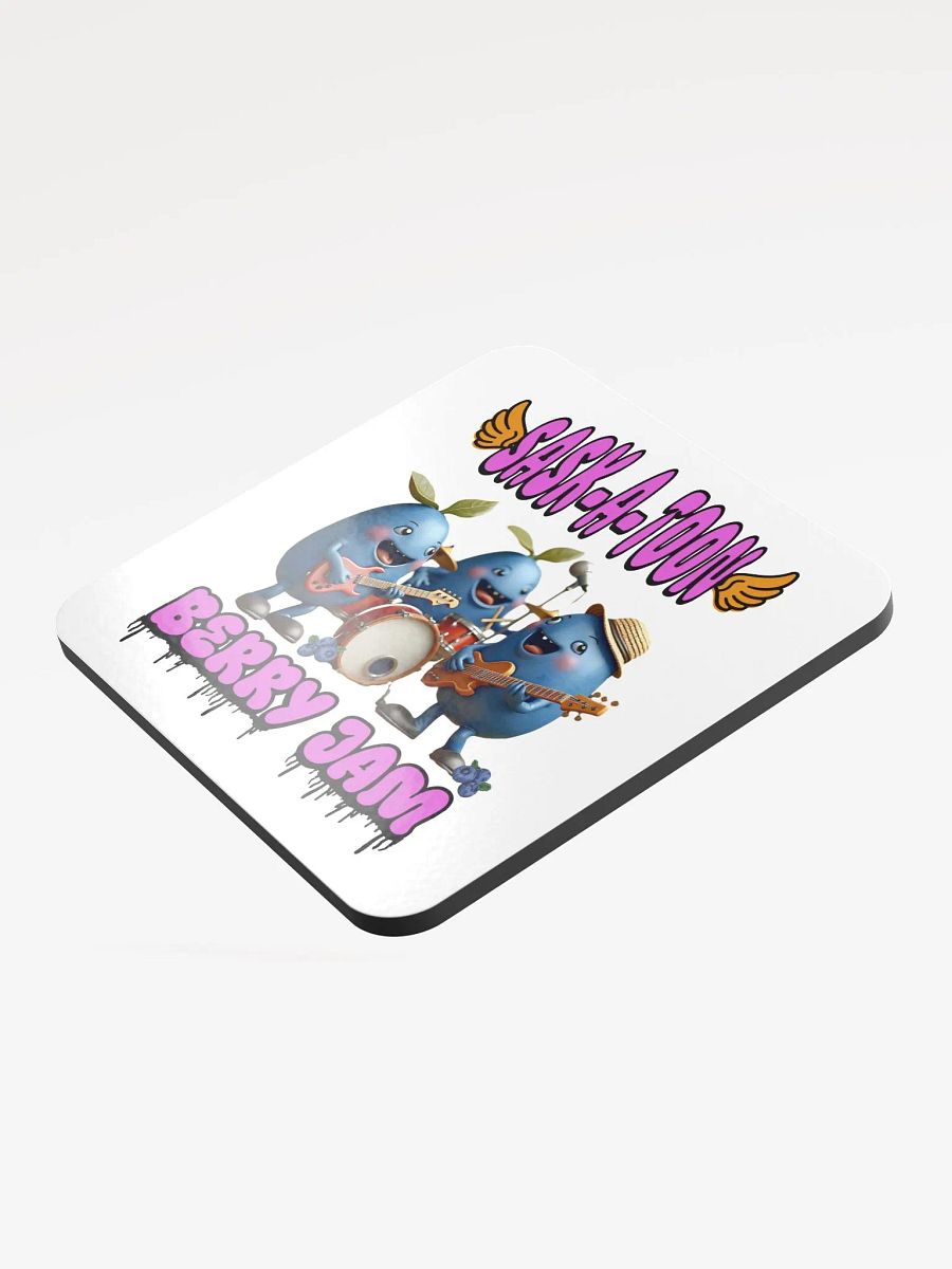 Saskatoon Berry Jam Band Cork Coaster Set product image (4)