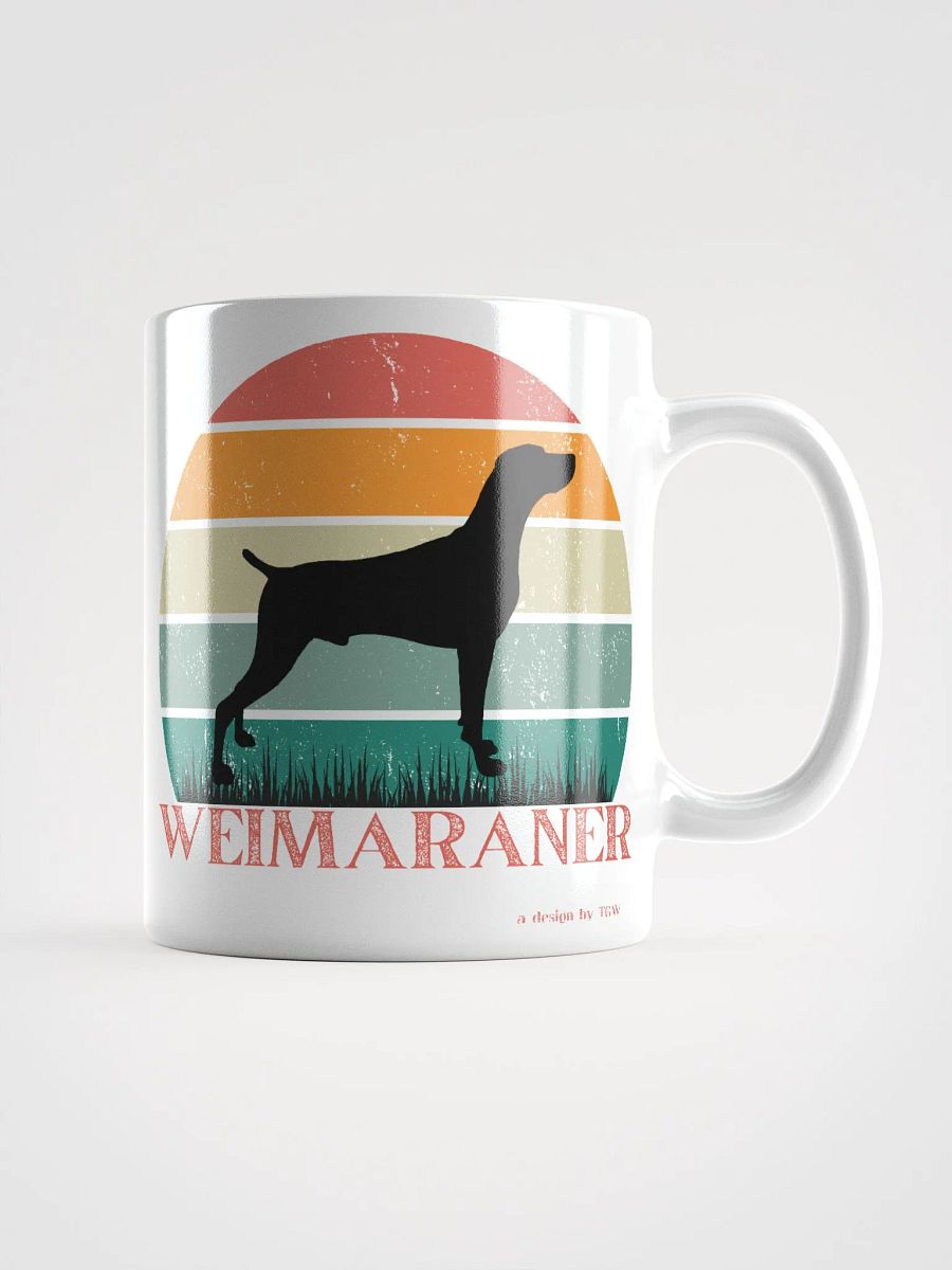 Vintage Weim - White Glossy Mug product image (2)