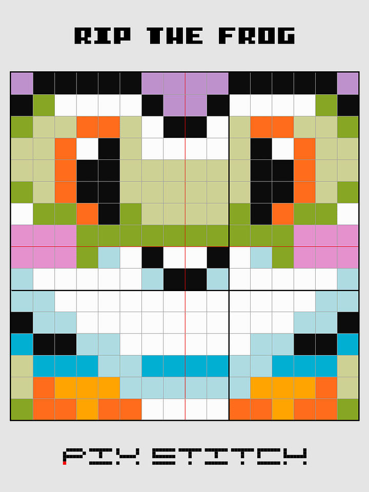 Rip the Frog Pixel Art product image (2)