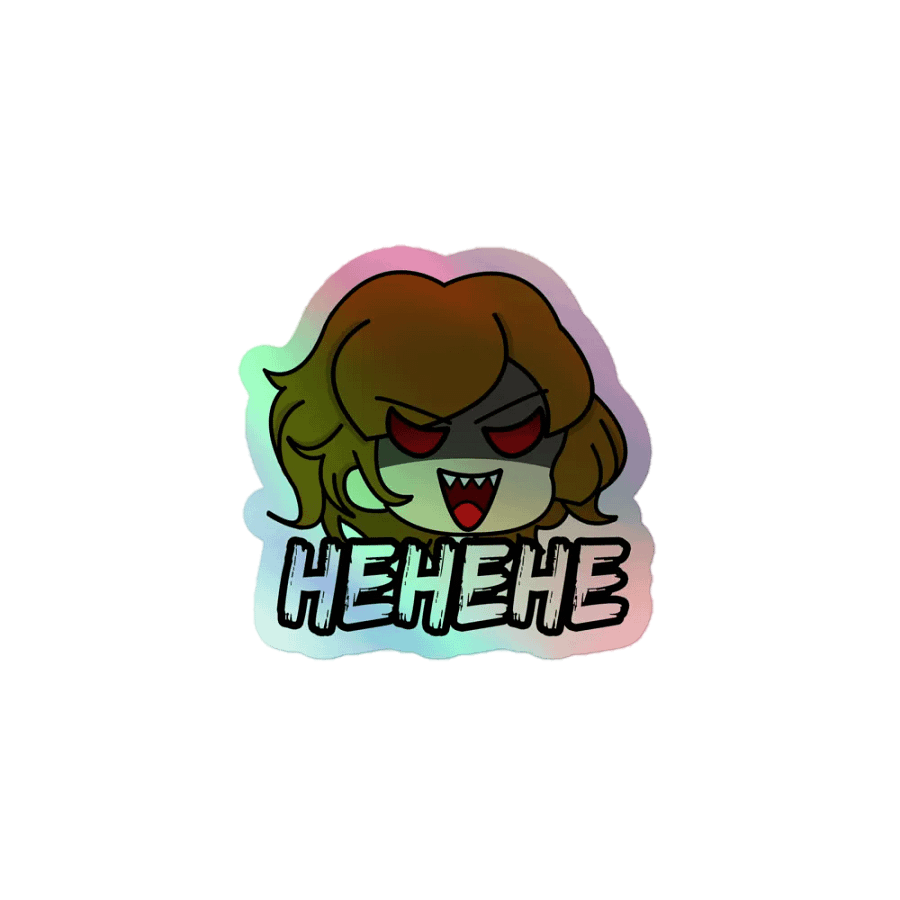 Evil Smile Bika holographic Sticker product image (1)