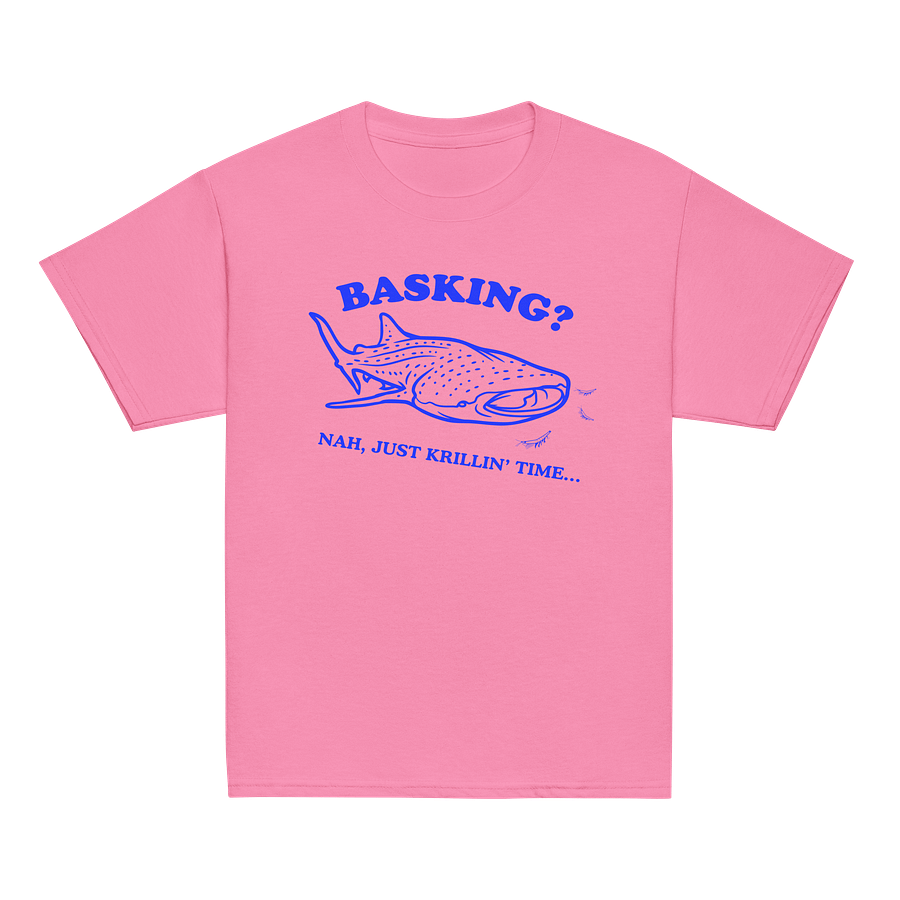 Basking? Nah, Just Krillin' Time - Whale Shark and Krill Youth Shirt product image (2)