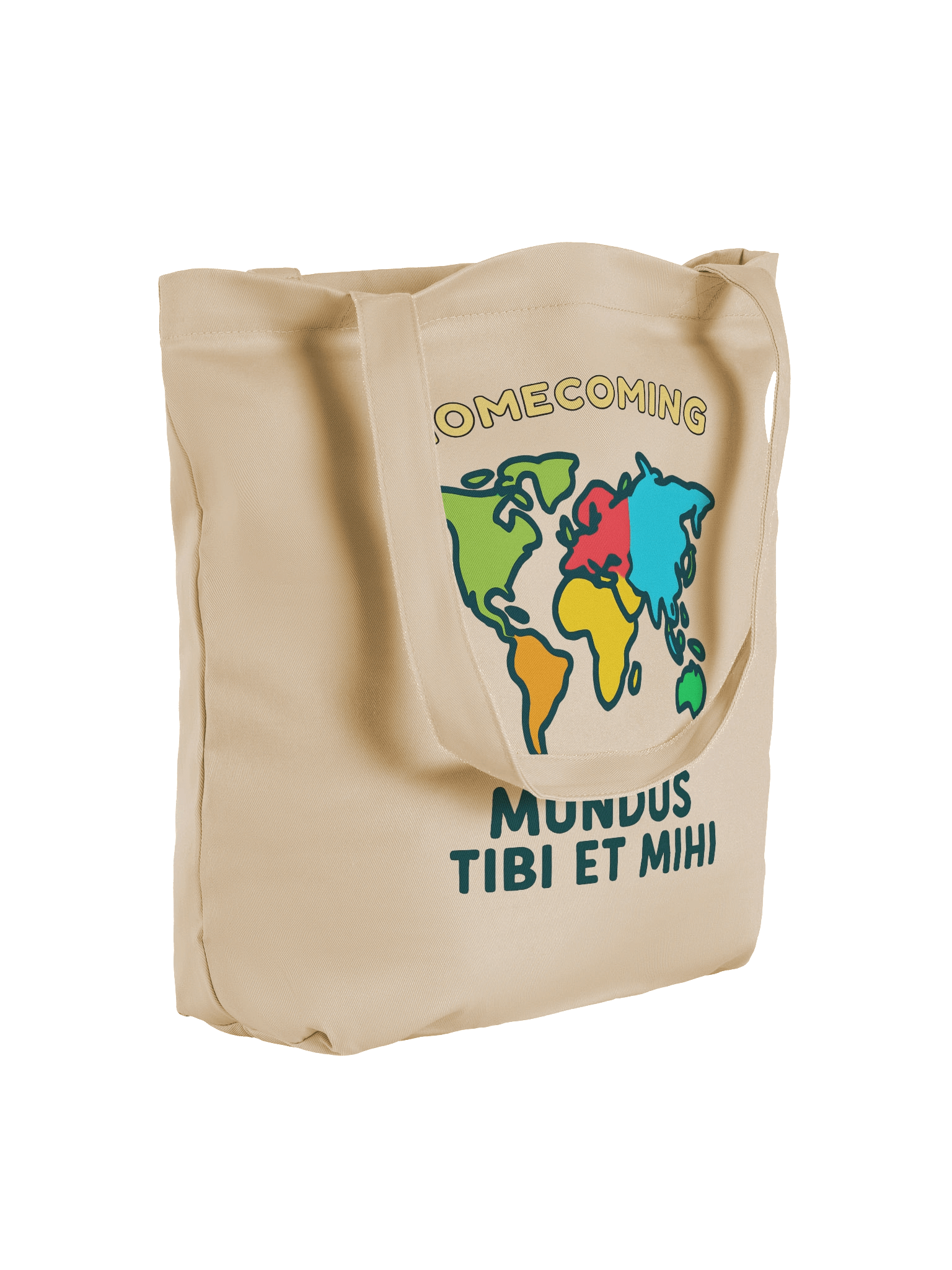 HOMECOMING - MUNDUS TIBI ET MIHI World Map Tote Bag product image (4)