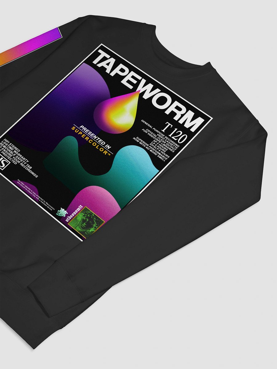 TAPEWORM VHS crewneck frontprint sweatshirt product image (7)