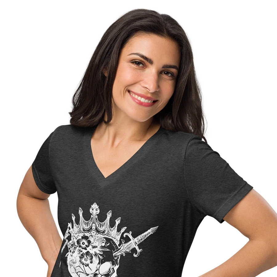 Four Horsemen Logo Bella+Canvas Women's Relaxed V-Neck T-Shirt product image (10)