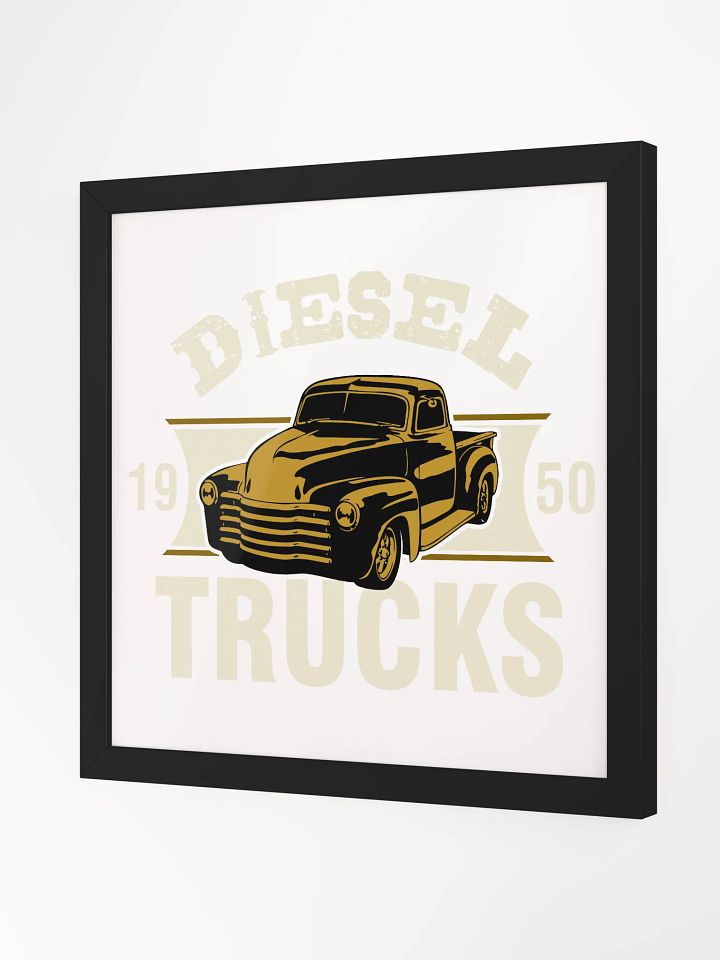 Retro Diesel Trucks Framed Poster product image (2)