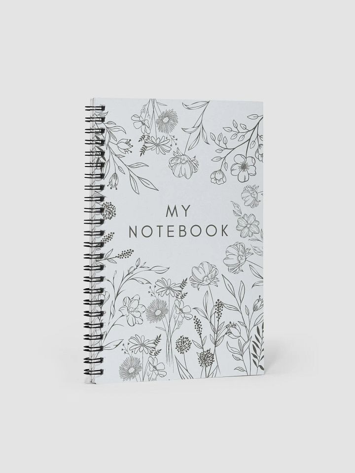 Floral Frame Spiral Notebook product image (1)