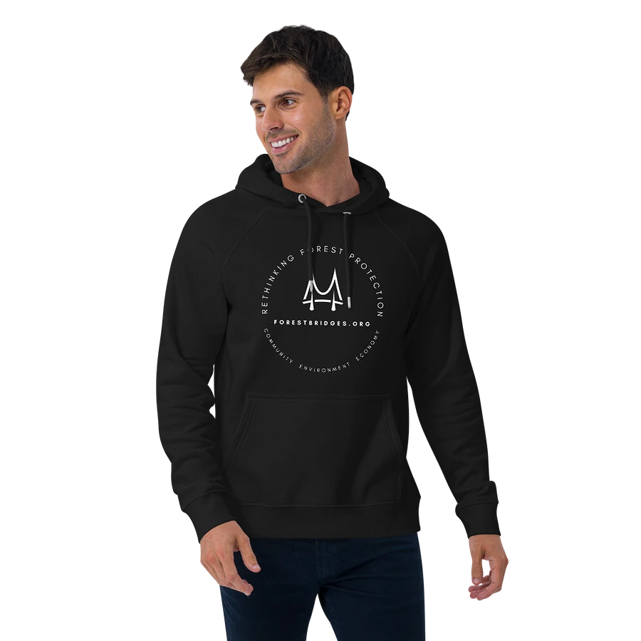 Forest Bridges Fall Colors Hoodies with Grayscale Emblem on Front product image (7)