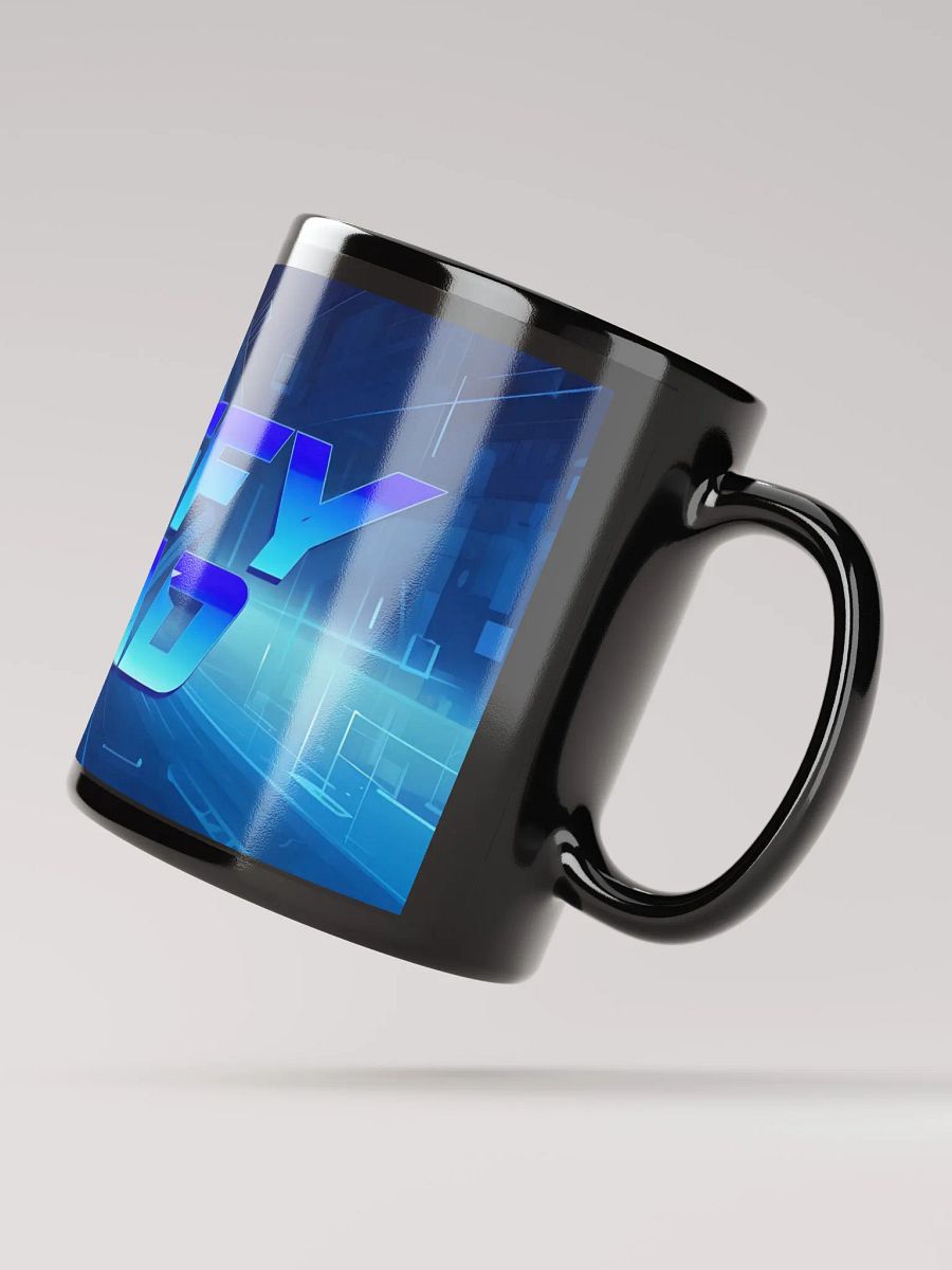 Delightful Black Coffee Cup Featuring the bold 'SCRUFFY SQUAD' design product image (6)