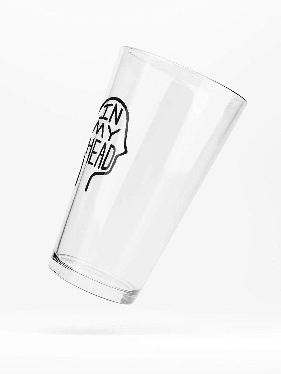 In My Head pint glass product image (5)