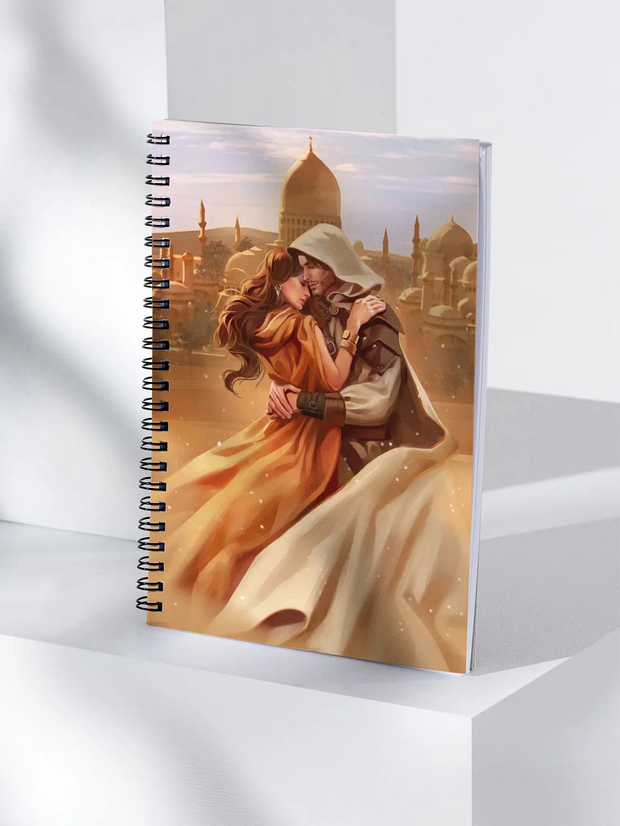 Sand & Magic Spiral Notebook ~ Navid & Izra (Shadow and Starlight) product image (4)