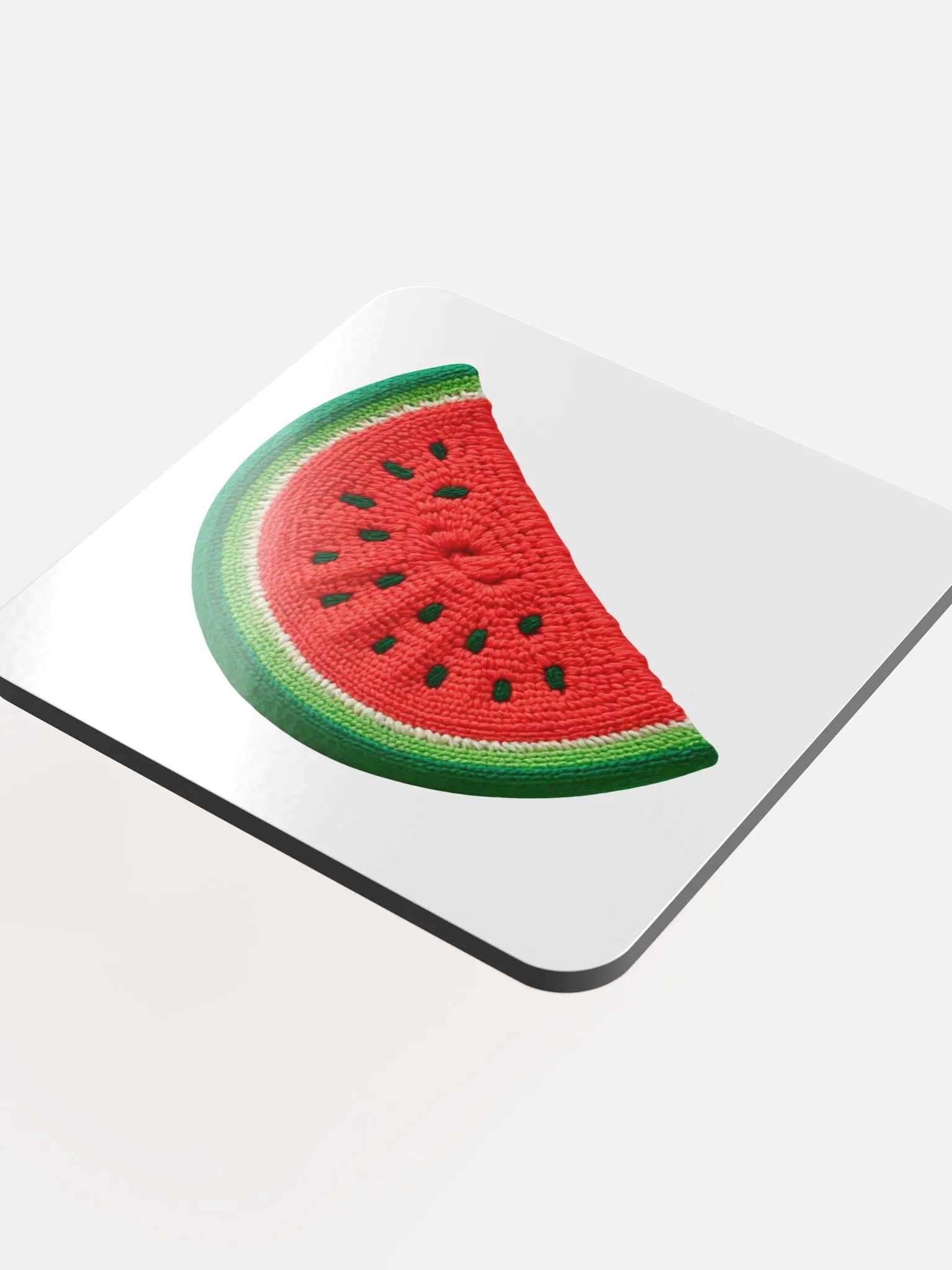 CozyAvocado Glossed Cork Coaster Watermelon #1 product image (4)