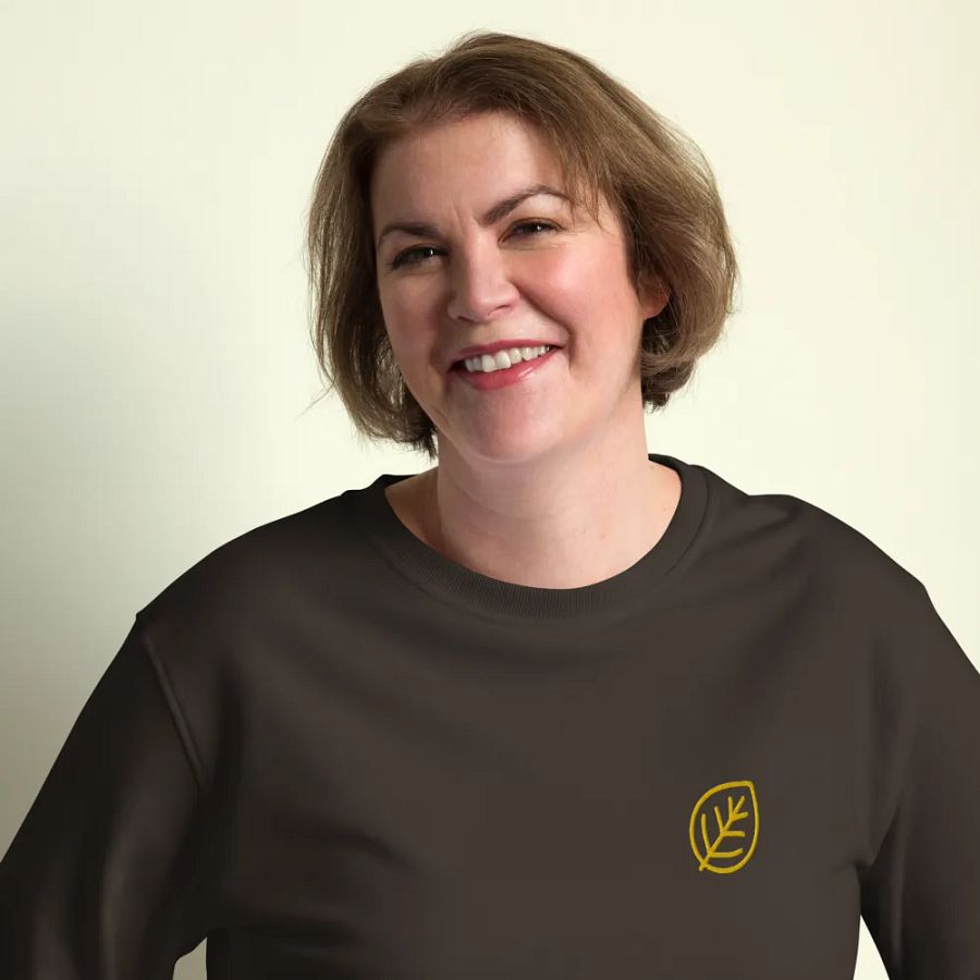Leaf Design Organic Cotton Sweatshirt product image (7)