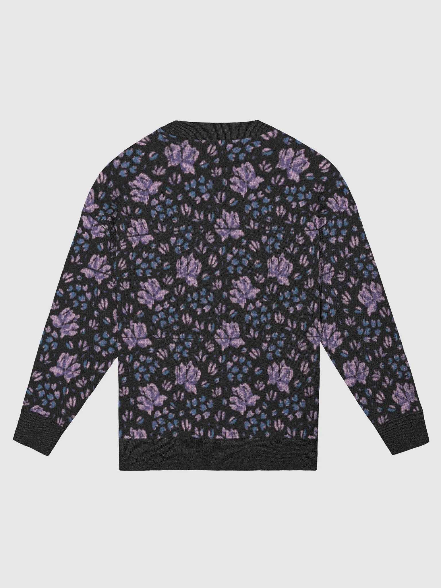 Purple Floral Sweater product image (13)