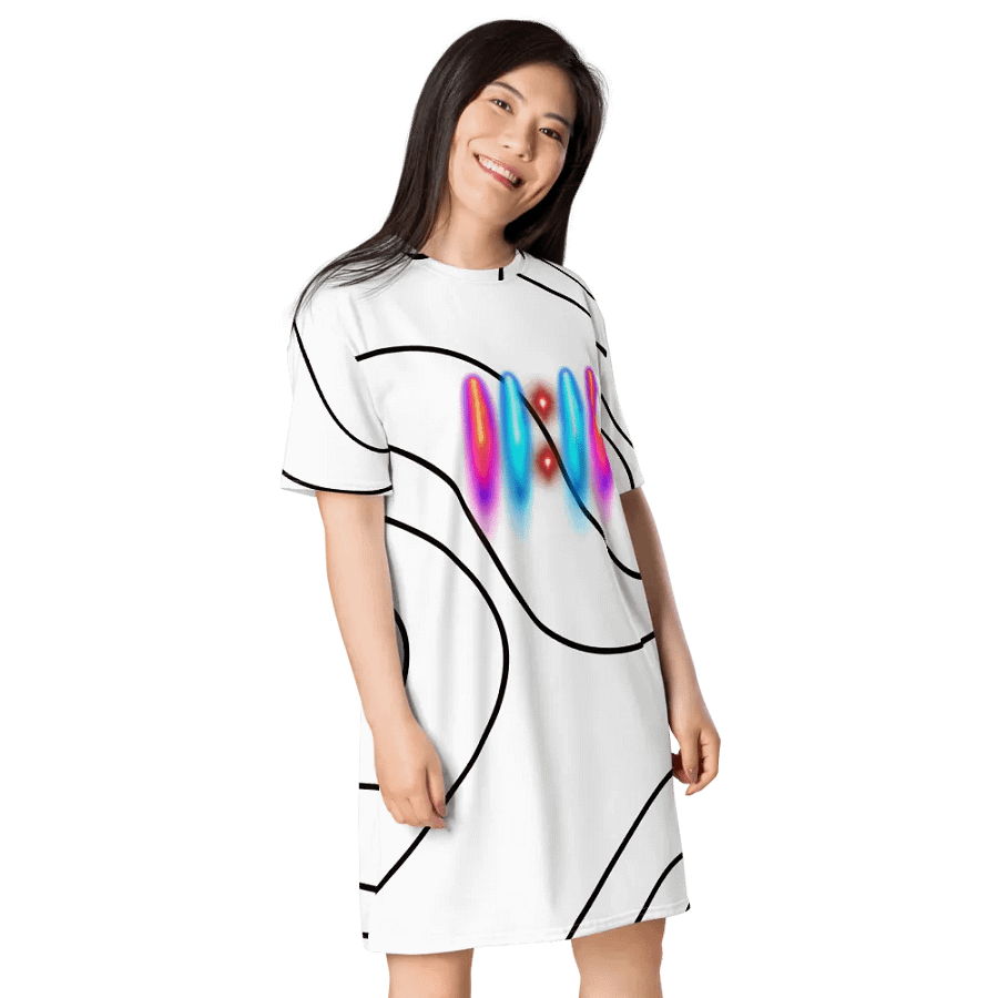 11:11 Linear Flow All-Over T-Shirt Dress product image (5)