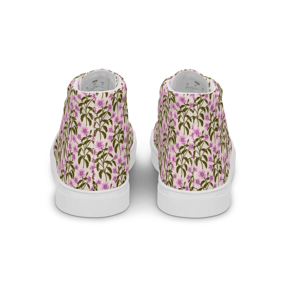 Campion Trails - Pink and Green - Women High Top Canvas Shoes product image (4)