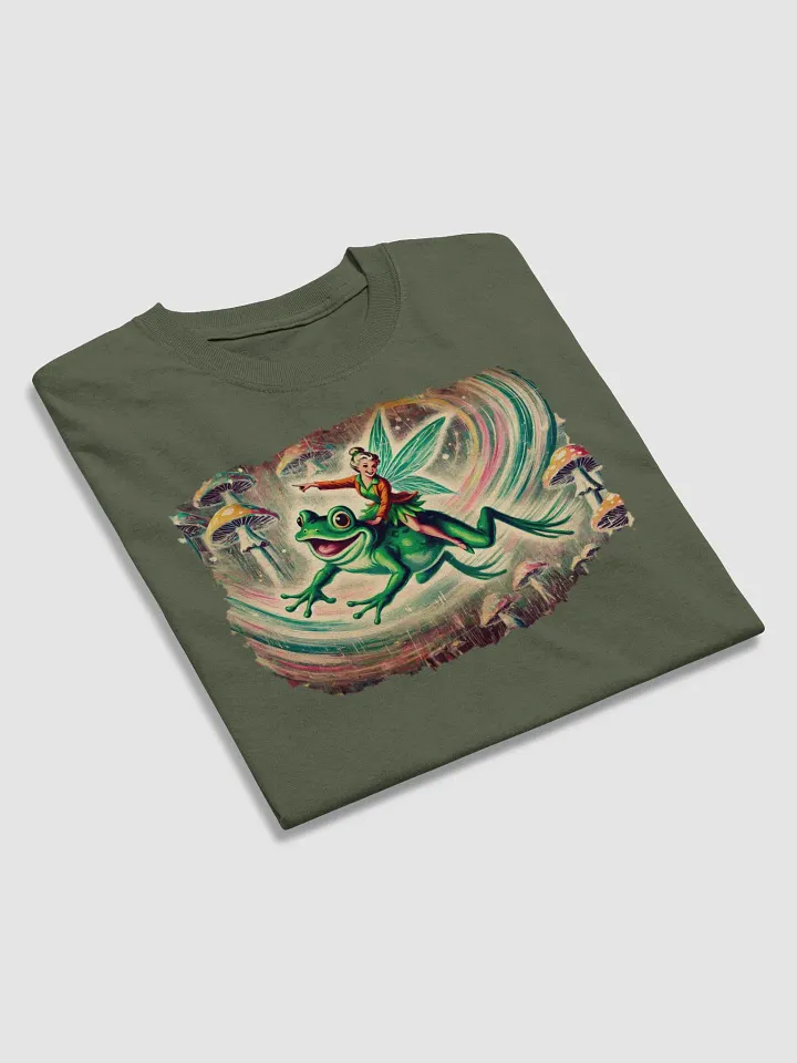 Enchanted Fairy and Frog Basic T-Shirt by Gildan product image (19)