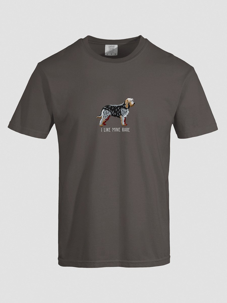 I Like Mine Rare T-Shirt(Embroidered) of an Otterhound(Gray) product image (38)