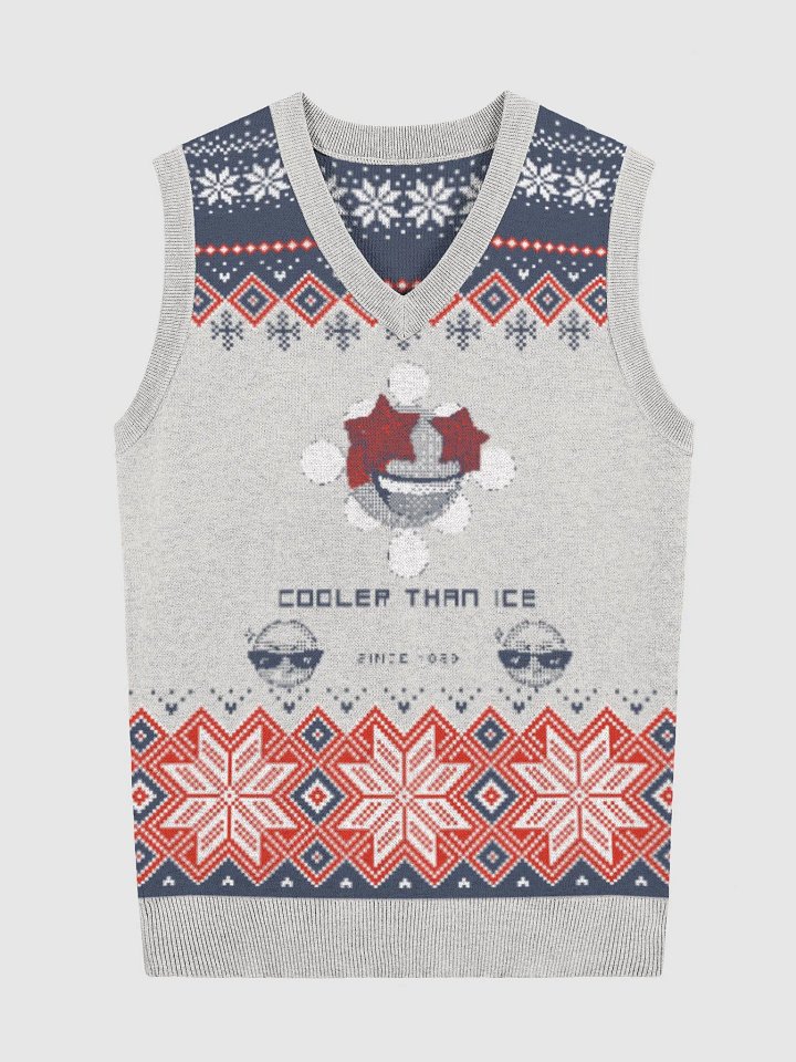 Cooler Than Ice Knitted V-Neck Vest product image (1)