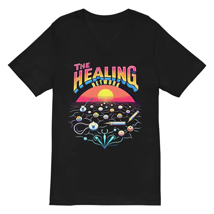 Sunset Healing Network V-Neck Tee product image (2)