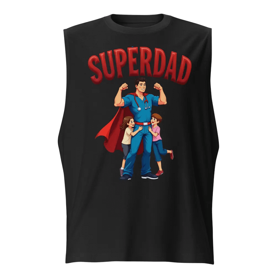 Superdad Hero Muscle Tank product image (1)