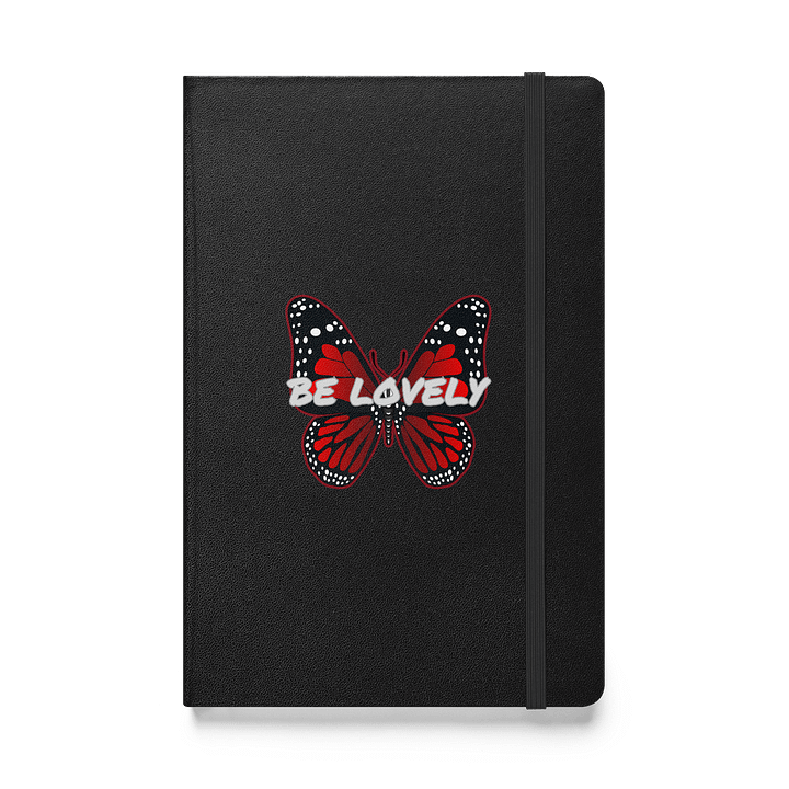 Be Lovely Butterfly Hardcover Notebook product image (1)