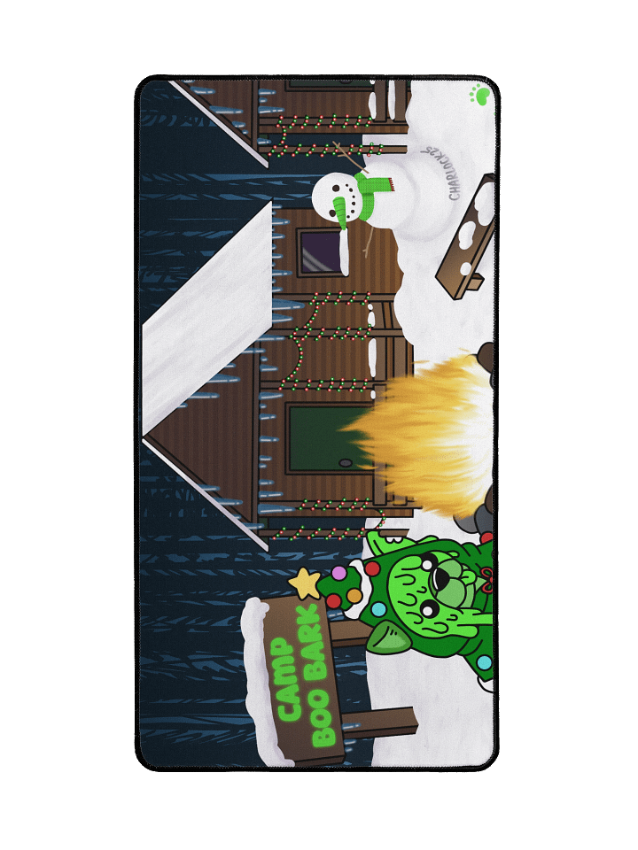 Merry Borkmas Camp Boo Bark 2025 Deskmat product image (2)