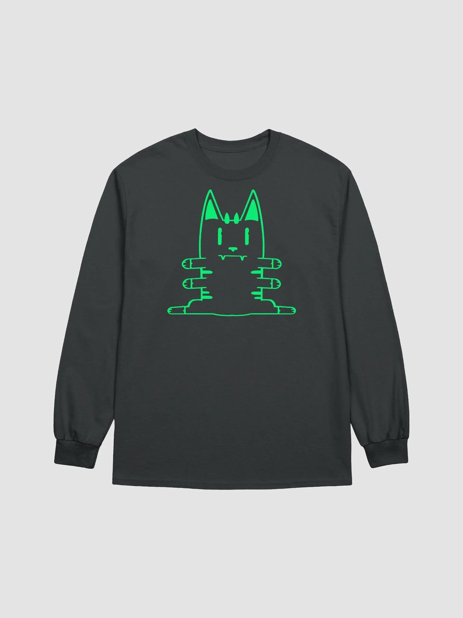 Alien Cat Long Sleeve Tee product image (1)