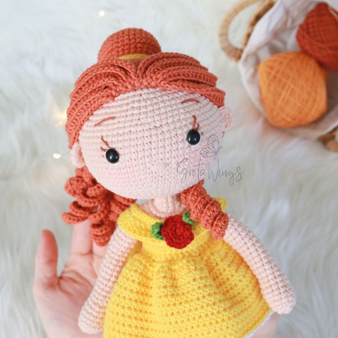 Patrón de Amigurumi de la Princesa Bella (Descarga Digital) product image (3)