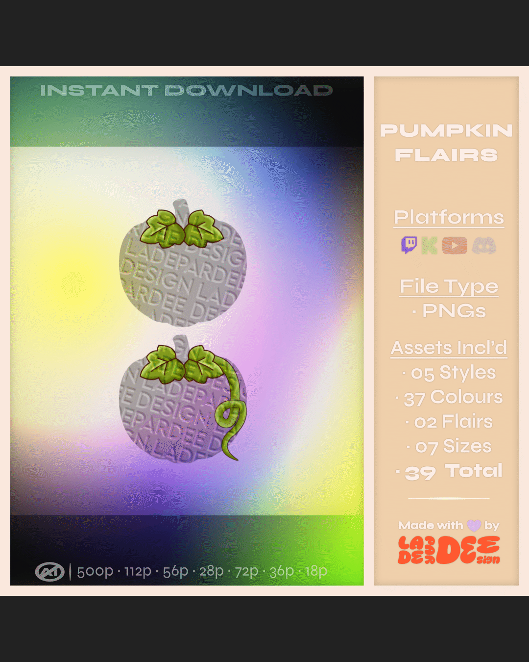 Pumpkins Badges product image (6)