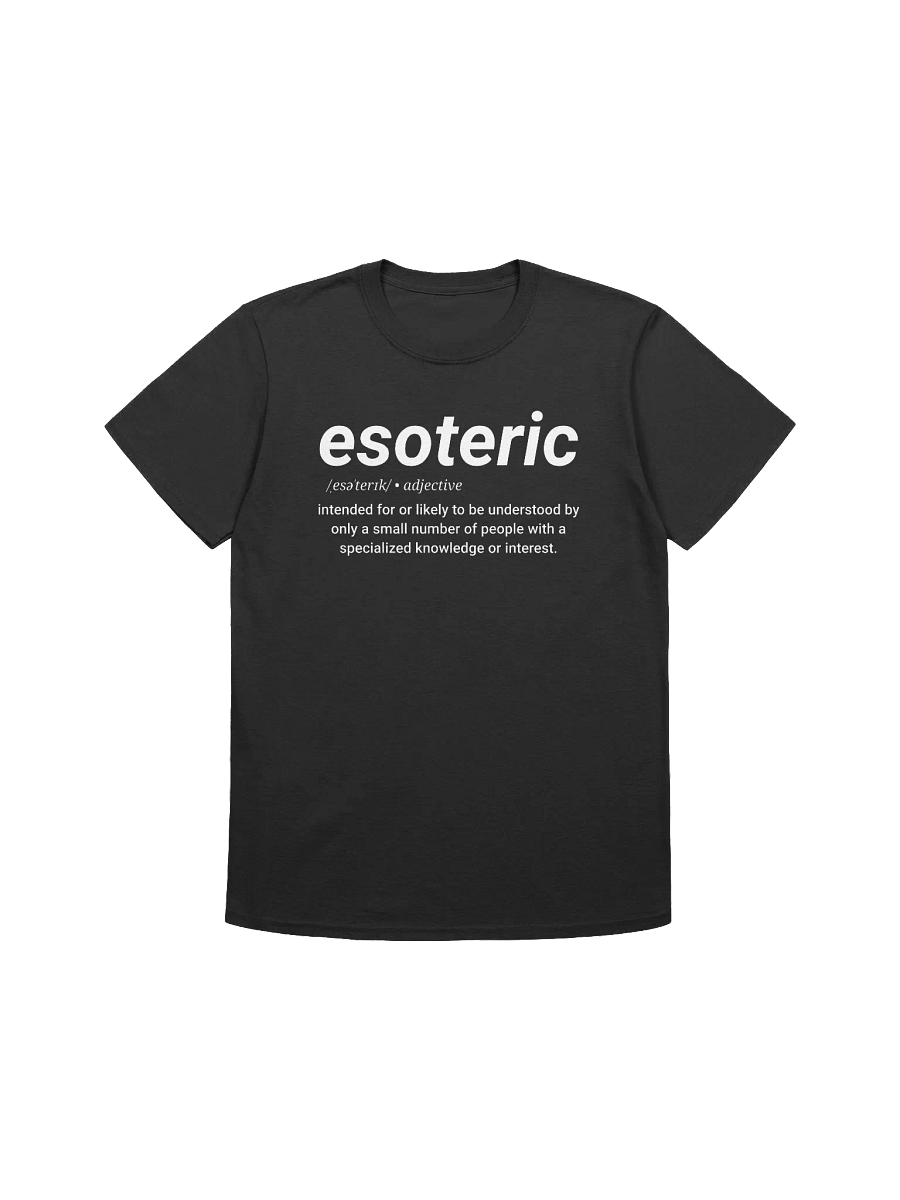 Esoteric Definition Tee product image (1)
