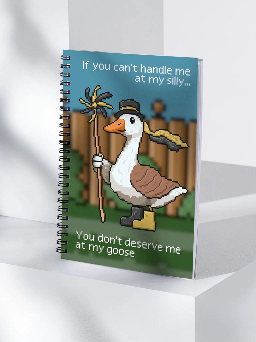 You Can't Handle the Goose - Pixel Art Notepad product image (4)