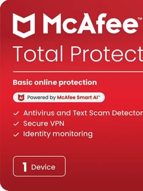 McAfee Total Protection (1 PC, 1 Year) product image (1)