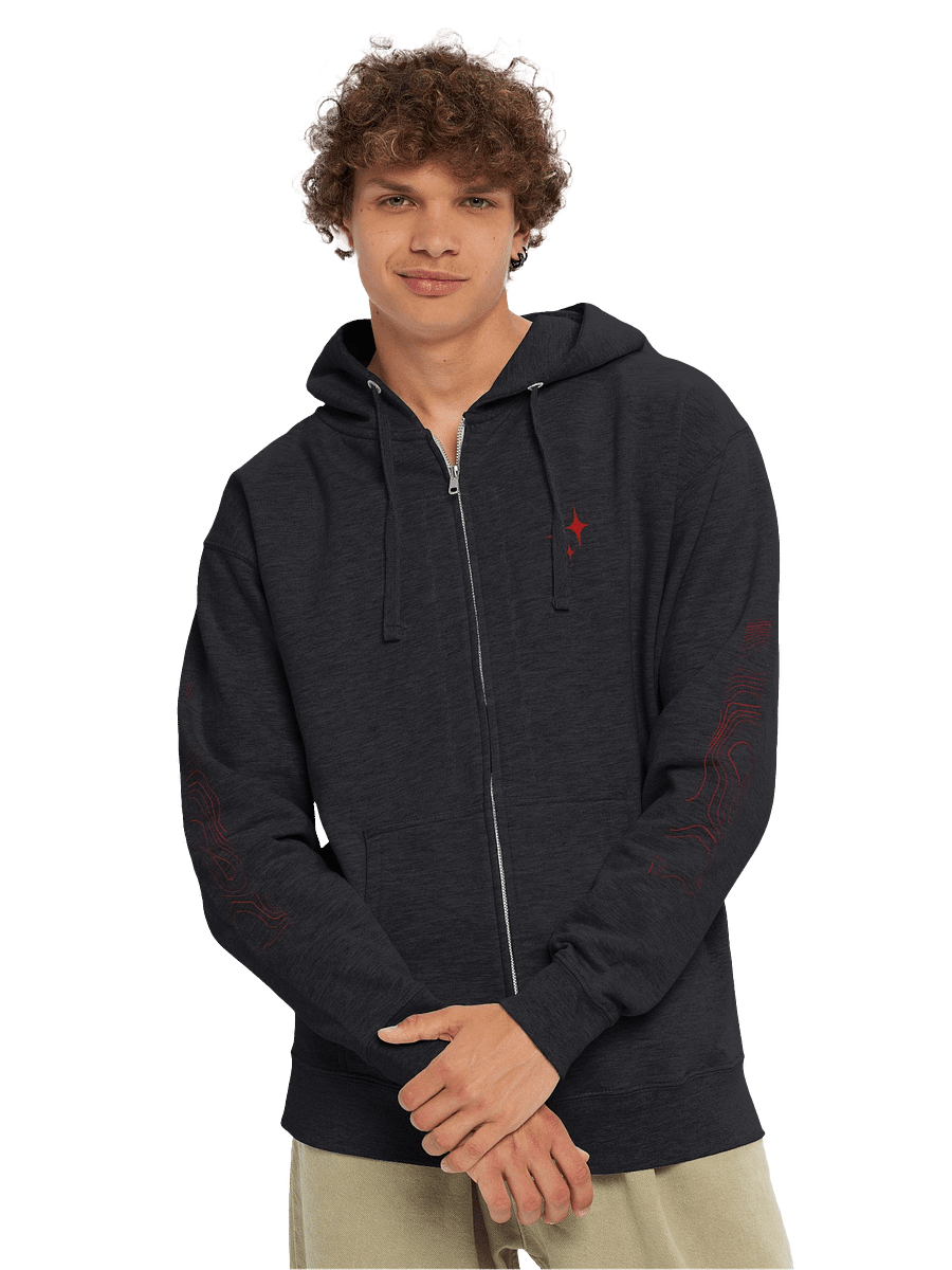 Music To Kill Rich People To - Black UNISEX Zip Up Hoodie product image (3)