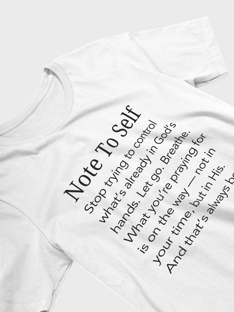 Note To Self Let Go, Trust & Breathe Tee product image (7)