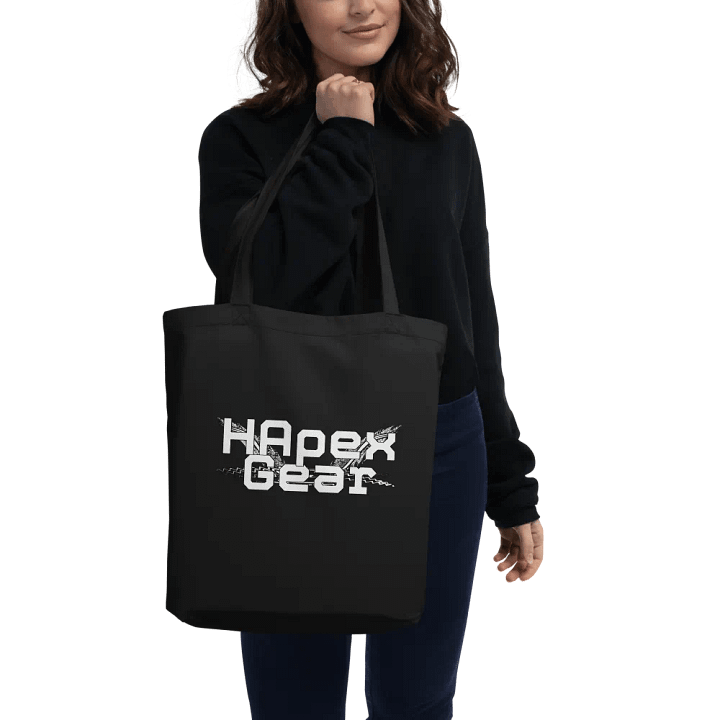 Eco-Friendly Tote Bag - White HApex Gear White Logo product image (2)