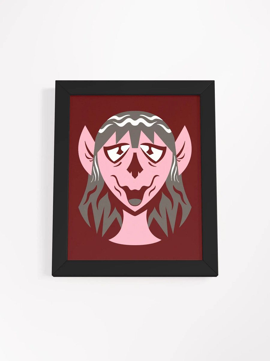 Pink Orc Girl Framed High-Quality Matte Poster product image (23)