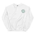 'Embrace The Weird' Crewneck - White with Green Embroidery product image (1)