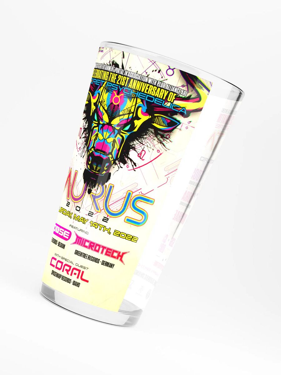 Taurus 2022 Shaker Pint Glass product image (4)