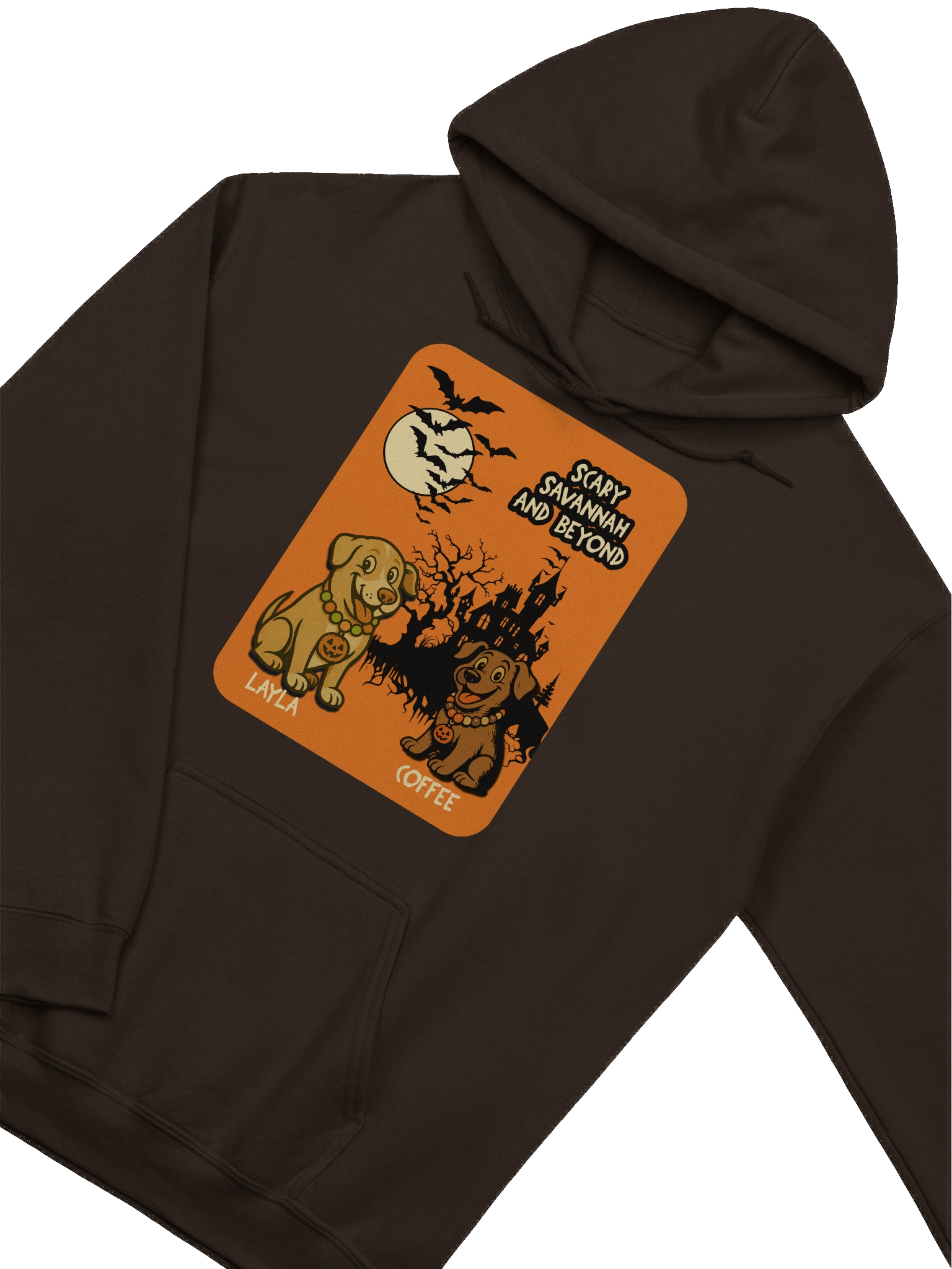Scary Savannah Layla and Coffee Hoodie Spooky Season product image (7)