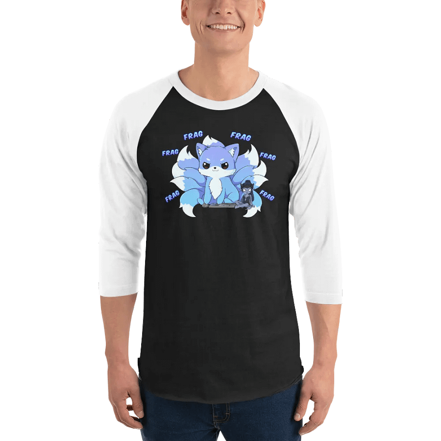 Sorcerer Fox 3/4 Sleeve Raglan Shirt product image (1)