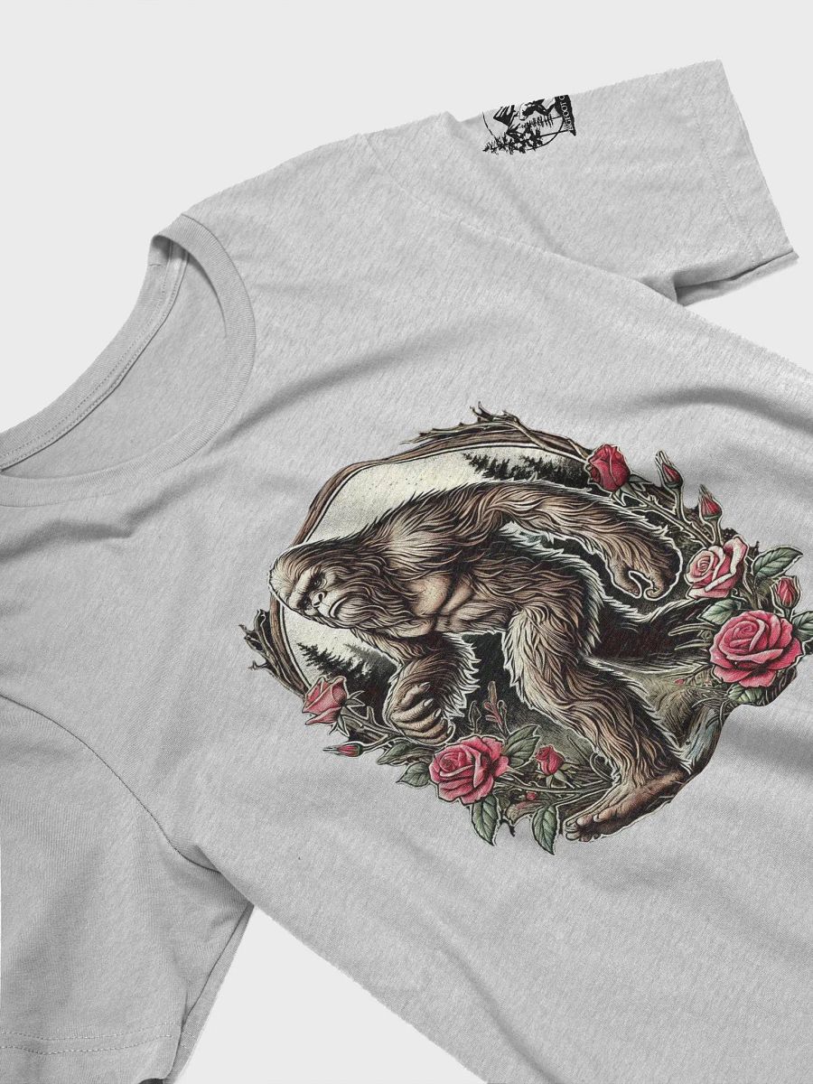 BIGFOOT AND FLOWERS T-SHIRT - FRONT DESIGN product image (3)