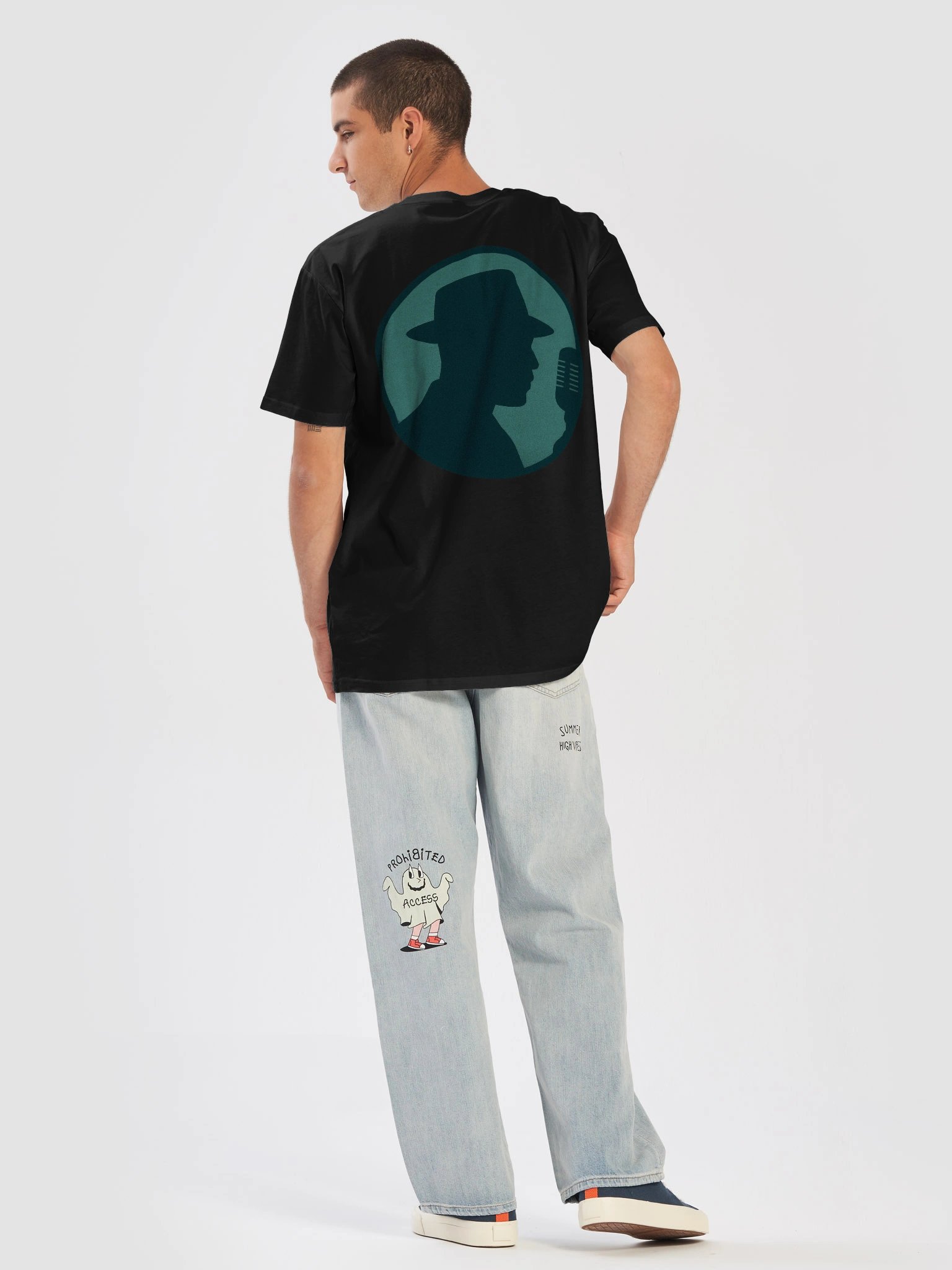 The AlgoRhythmz Official Logo Tee (Teal/Yellow) product image (6)