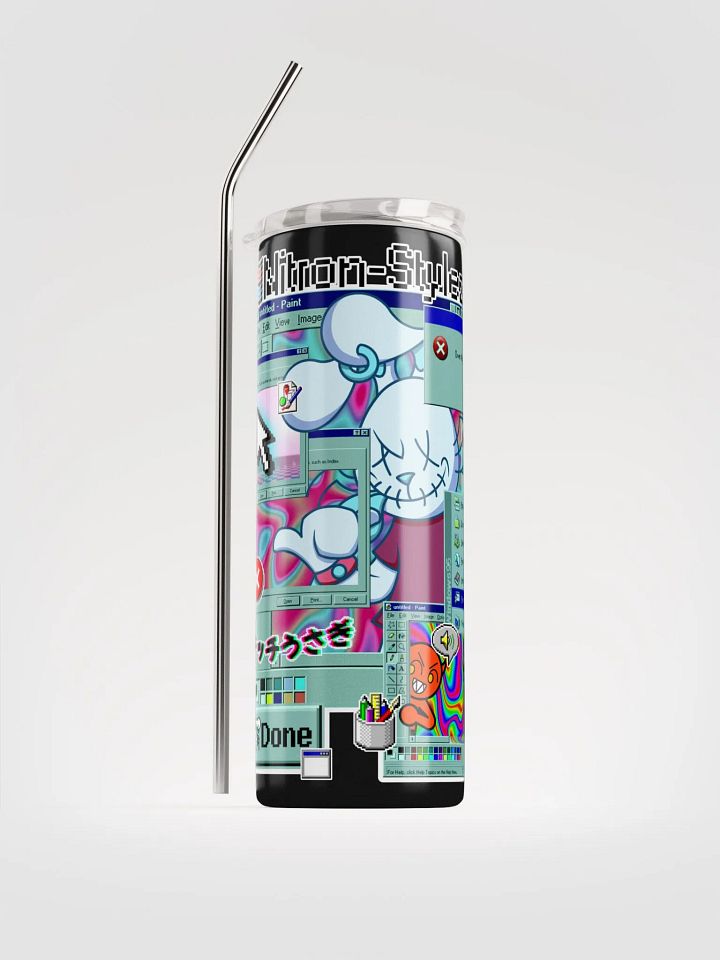 Wave 6 - Window Split Stainless Steel Tumbler product image (2)