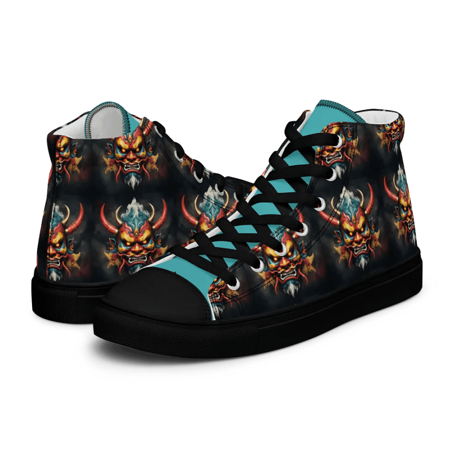 Oni Fierce Faces High Top Canvas Shoes product image (10)