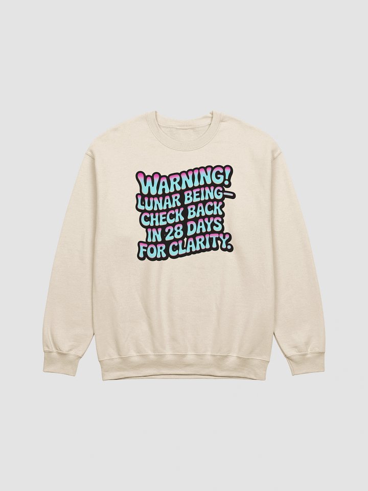 Retro Lunar Being Reflector Sweatshirt product image (1)